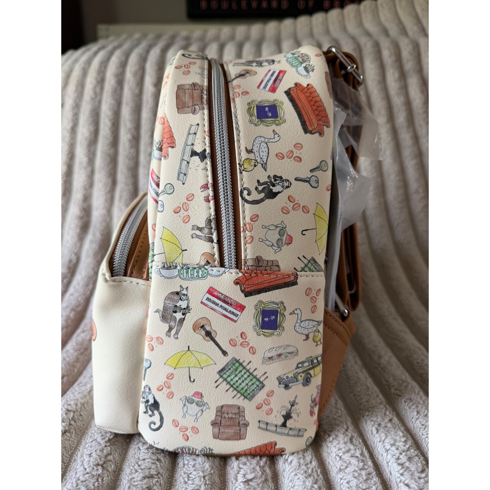 Loungefly Friends Central Perk Couch‎ Mini Backpack and Wallet Set NWT - Picture 13 of 13